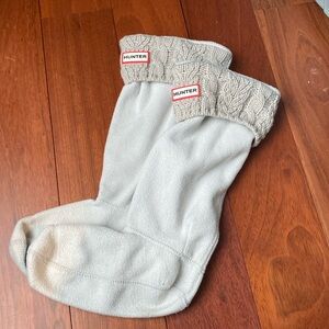 Hunter Boot Gray Knit Socks